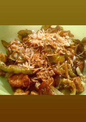 Foto resep Tumis pare ebi (pedas manis)
