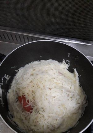 صورة لوصفة ارز مع الجبن 😋