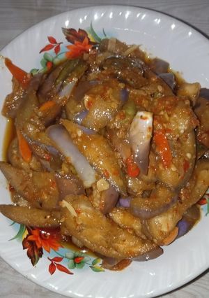 Foto resep Tumis terong ungu
