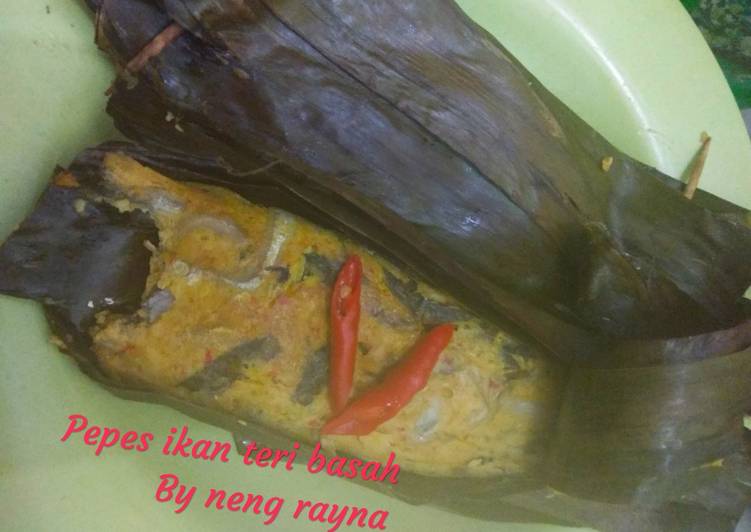#5resep terbaruku  pepes ikan teri basah endezz.