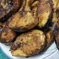 Fried fish A picture of Fried fish.