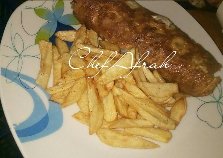 Recipe of Favorite Fried Irish potatoes and fried egg