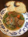California Farm Beef Broth Swiss Chard Soup