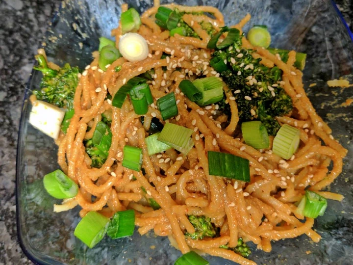 Easy Steps Prepare Recipes Sesame Peanut noodles, spicy the Can Spoil the Tongue So Delicious.