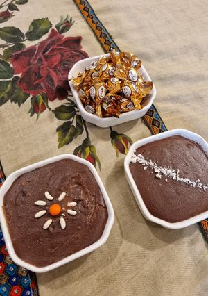 عکسی از دستور فرنی شکلاتی