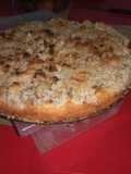 Kuchen de plátano con migas