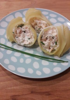 Foto di Maxi Conchiglie Farcite al Salmone