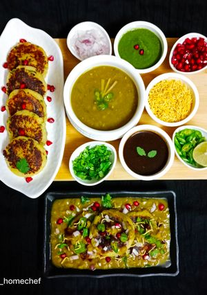 A picture of Ragda Pattice.