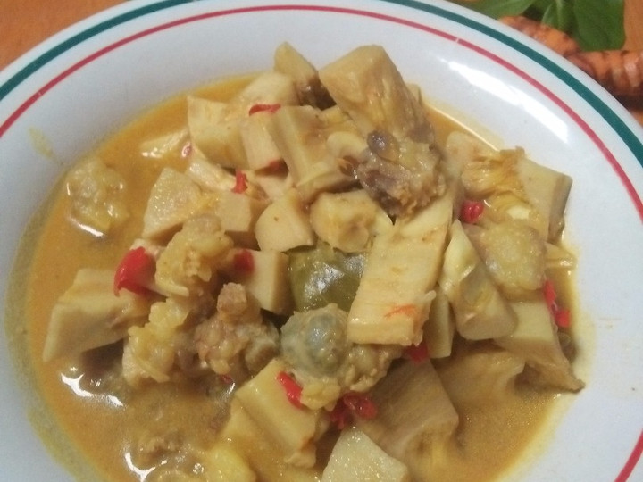 Ternyata begini loh! Bagaimana cara memasak Gulai nangka + tetelan yang istimewa