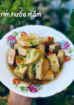 Hình của món Chả lụa rim nước mắm.