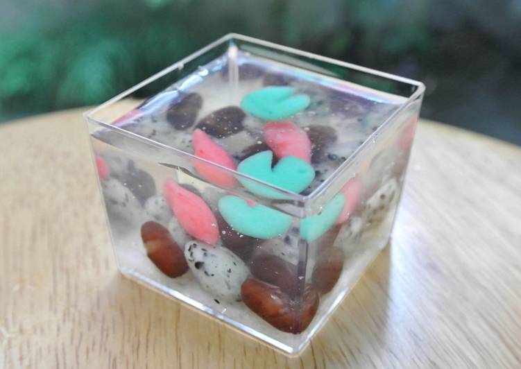 Recipe: Appetizing Kingyo (goldfish) Kanten; Wagashi