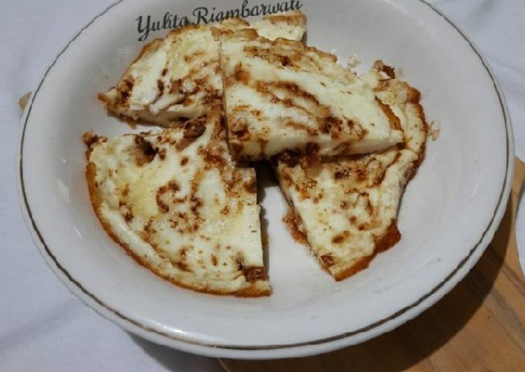 Resep 91. Putih Telur Dadar Kecap, Lezat