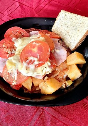 Una foto de Bifes de aguja a la Napolitana 🥘