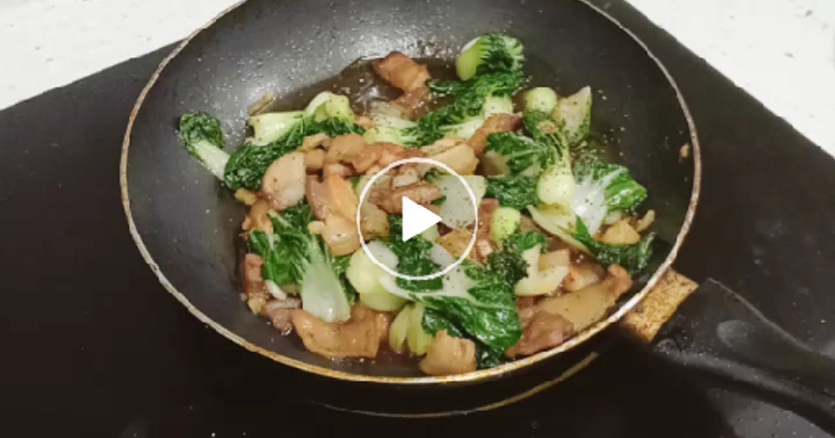 Cách Làm Món Thịt Ba Rọi Xào Cải 🥓🥓 của Quỳnh 🖤 - Cookpad