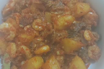 Cara Bikin Sambal goreng ati ampela, udang &amp; kentang Istimewa