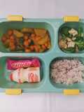 Bekal Makan Tumis Ayam Brokoli dan Lobak Kecap