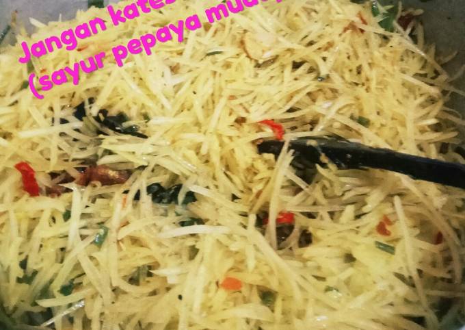 Resep Jangan Kates Sayur Pepaya Muda Oleh Yanny Kusuma Cookpad