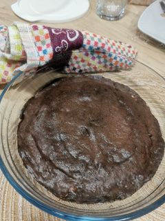 Una foto de Brownie en 10 min (microondas)