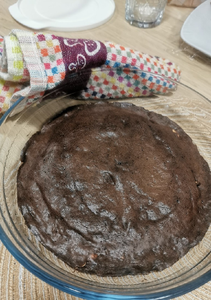Una foto de Brownie en 10 min (microondas)