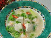 Gambar sup sawi tofu