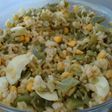 Ensalada judías verdes y arroz