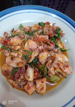 Foto resep Cumi asin balado