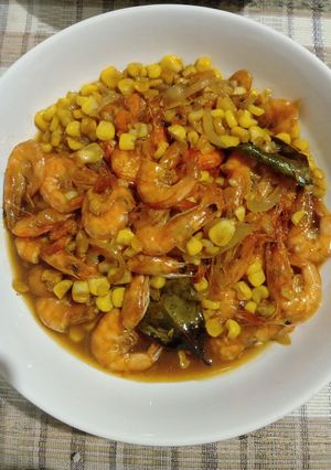 Foto resep Udang Jagung Saus Tiram