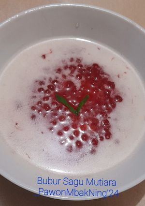 Foto resep Bubur Sagu Mutiara