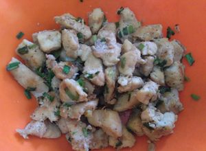 Foto resep Menu Diet 1 (Ayam bakar dadu) No oil, No Sugar