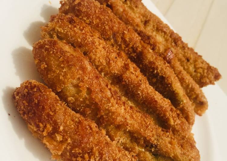 Crunchy egg fingers