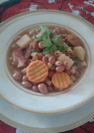 Una foto de Minestrone a mi manera