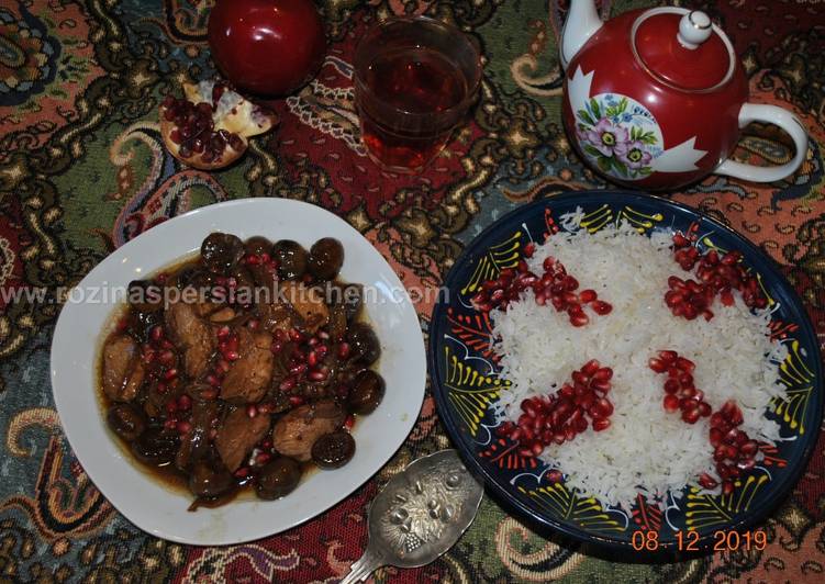 Recipe of Any-night-of-the-week Nar Qovurmasi نارقورماسی