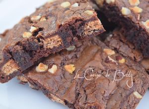 Una foto de Brownies de Kit Kat