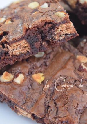 Una foto de Brownies de Kit Kat