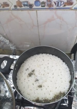 Una foto de Arroz con ajo