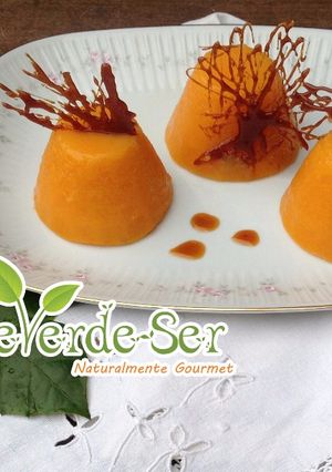 Una foto de Flan de Naranjas y Calabazas