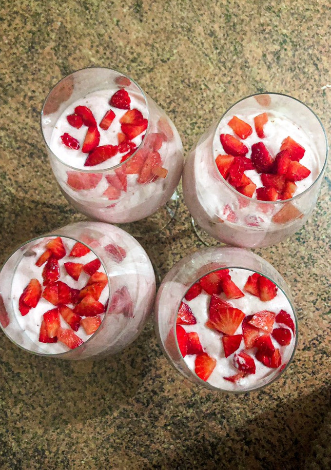 Una foto de Mousse de fresa 🍓