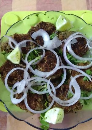 A picture of Masoor dal kabab.