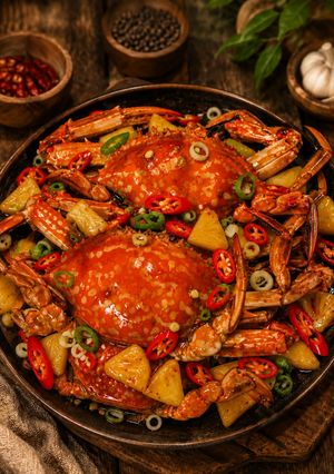 Foto resep Rajungan Asam Manis