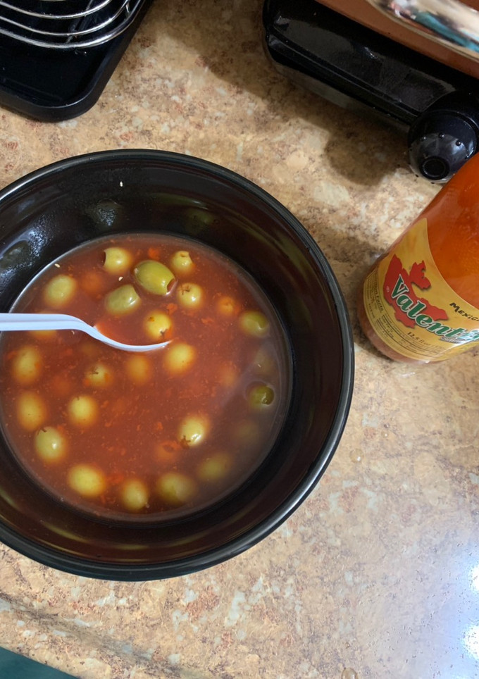 Una foto de Aceitunas preparadas