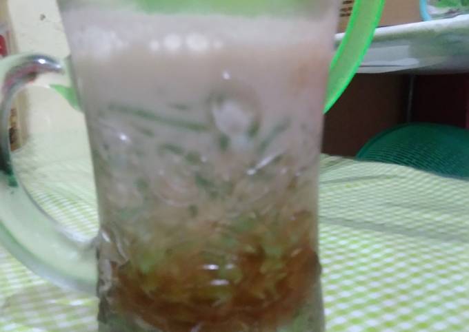 29. Es Cendol Agar-agar Ekonomis dan praktis