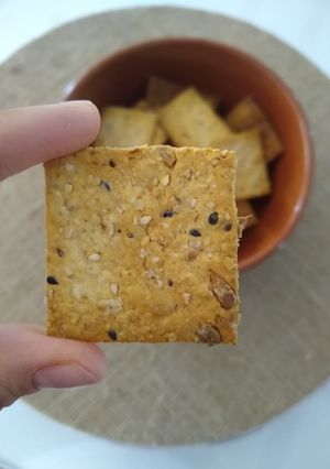 Una foto de Crackers saladas para cualquier hora