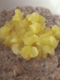 Una foto de Cereales + fruta para bebés