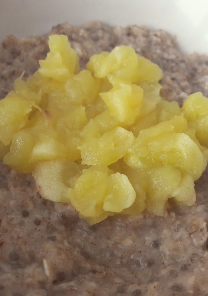 Una foto de Cereales + fruta para bebés