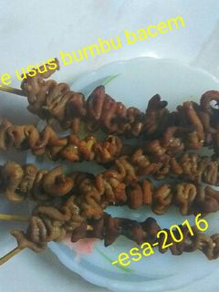 Foto resep Sate usus bumbu bacem