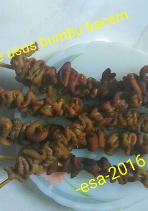 Foto resep Sate usus bumbu bacem