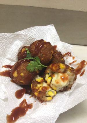 A picture of Cheese Corn Balls.