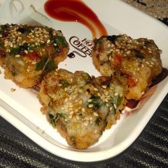 Veg bread cutlets in heart shape A picture of Veg bread cutlets in heart shape.