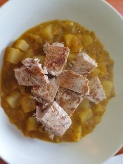 Una foto de Marmitako de atún