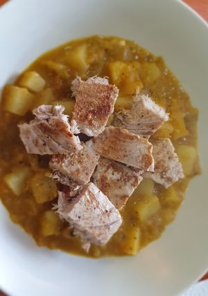 Una foto de Marmitako de atún
